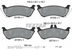 TEXTAR set placute frana, frana disc TEXTAR Q+ 2319002 (2319002)