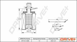 Dr! ve+ Filtru ulei Dr! ve+ DP1110.11. 0088 (DP1110.11.0088) - automobilus
