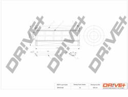 Dr! ve+ Filtru ulei Dr! ve+ DP1110.11. 0121 (DP1110.11.0121) - automobilus