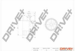 Dr! ve+ Filtru ulei Dr! ve+ DP1110.11. 0040 (DP1110.11.0040) - automobilus