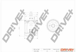 Dr! ve+ Filtru ulei Dr! ve+ DP1110.11. 0089 (DP1110.11.0089) - automobilus