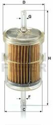 Mann-filter filtru combustibil MANN-FILTER WK 43/12 (10) (WK 43/12 (10)) - automobilus