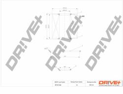 Dr! ve+ Filtru ulei Dr! ve+ DP1110.11. 0123 (DP1110.11.0123) - automobilus