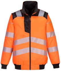 Portwest PW302 PW3 Hi-Vis 3-in-1 Pilota kabát (PW302OBRXL)