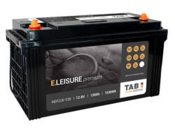 TAB Тягов акумулатор TAB HD12.8-120 Clever 12.8V 120Ah BMS+bluetooth LiFePo4 (HD12.8-120)