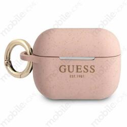 Guess AirPods Pro Guess Silicone Glitter tok GUAPSGGEP rózsaszín