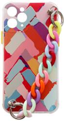 Hurtel Rugalmas szilikon telefontok színes lánccal Samsung Galaxy A32 4G Multicolour (3) lánc medáljával