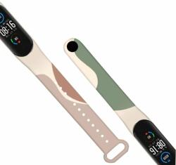 Hurtel Strap Moro okosóra csereszíj a Xiaomi Mi Band 6 / Mi Band 5 csereszíj Camo fekete (4) tok