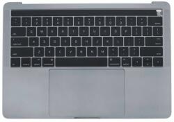Apple MacBook Pro 13" A1706 (Late 2016 - Mid 2017) - Felső Billentyűzet Keret + Billentyűzet US + Mikrofon + Trackpad + Hangszórók, Space Gray