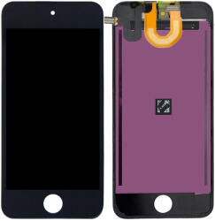 Apple iPod Touch (5th Gen, 6th Gen, 7th Gen) - LCD Kijelző + Érintőüveg + Keret (Black) TFT, Black