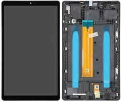 Samsung Galaxy Tab A7 Lite LTE T225 - LDC Kijelző + Érintőüveg + Rám (Gray) - GH81-20632A Genuine Service Pack, Grey