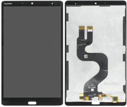 Huawei Mediapad M5 8 - LCD Kijelző + Érintőüveg + Keret + Ujjlenyomat-Érzékelő (Space Grey) - 02351VKB Genuine Service Pack, Space Grey