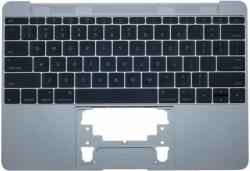 Apple MacBook 12" A1534 (Early 2015 - Mid 2017) - Felső Billentyűzet Keret + Billentyűzet US (Space Gray), Space Gray