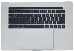 Apple MacBook Pro 15" A1707 (Late 2016 - Mid 2017) - Felső Billentyűzet Keret + Billentyűzet US + Mikrofon + Trackpad + Hangszórók, Silver