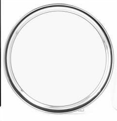  Tálca, kerek, rozsdamentes acél, 29 cm (KHKE040) - papirdepo