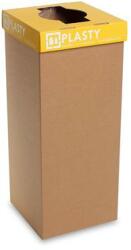 RECOBIN Szelektív hulladékgyűjtő, újrahasznosított, szlovák felirat, 50 l, RECOBIN Office , sárga (URE028)