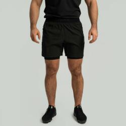 GymBeam STRIX Pantaloni scurți 2in1 black L