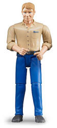 BRUDER - Figurina Barbat Cu Pantaloni Albastri - Br60006 (br60006)