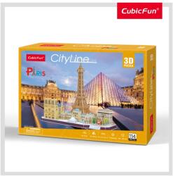 CubicFun PUZZLE 3D PARIS 114 PIESE - CUMC254h (CUMC254h)