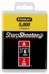 Stanley 6mm-es "A" kapocs A5/53/530 5000db (1-TRA204-5T)