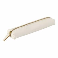 Clairefontaine bőr tolltartó 4x2, 5x19 cm, slim, fehér (104511C)