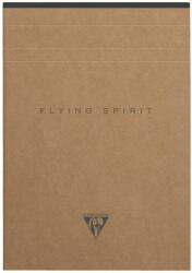 Clairefontaine jegyzettömb, A5, vonalas, 70lap, kraft, Flying spirit (103636C)