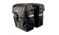 KTM táska csomagtartóra Sport, dupla, Fidlock Snap-it, fekete (4785502)
