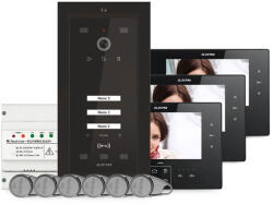 ELECTRA Kit videointerfon Electra Home EL-VINT-HOME-3-7, 3 familii, ecran 7 inch, 800 TVL, aparent/ingropat (EL-VINT-HOME-3-7)