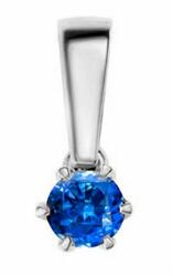  JVD Ezüst medál kék cirkónium kövekkel SVLP0685XH2M100 - mall