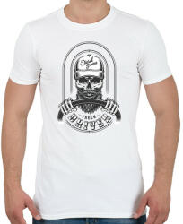 printfashion Truck driver - Fekete - Férfi póló - Fehér (6548216)