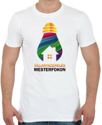 printfashion Villanyszerelés mesterfokon - Férfi póló - Fehér (6543727)