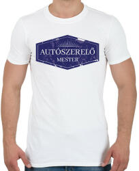 printfashion Autószerelő mester - Férfi póló - Fehér (6563173)
