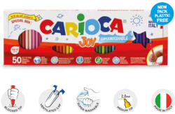 CARIOCA Joy lemosható 50db-os filctoll készlet félméteres csomagolásban (41018C)