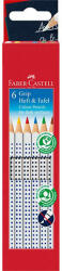 Faber-Castell Faber-Castell: Grip színes ceruza készlet sötét felületre 6db-os (113210) - jatekshop