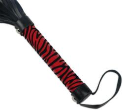 Lovetoy Whip Me Baby Leather Whip Black/Red