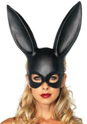 Leg Avenue Masquerade Rabbit Mask Black - intimshop