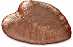 Eurofirany Emma1 dekoratív üveg tál Réz 24x21x2 cm