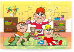 Tulipán Csoport Puzzle 25 db - os Játék a szobában