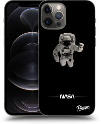 Picasee Husă transparentă din silicon pentru Apple iPhone 12 Pro - Astronaut Minimal