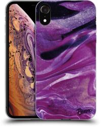 Picasee ULTIMATE CASE pentru Apple iPhone XR - Purple glitter
