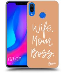 Picasee Husă transparentă din silicon pentru Huawei Nova 3 - Boss Mama