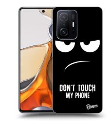 Picasee Husă neagră din silicon pentru Xiaomi 11T Pro - Don't Touch My Phone