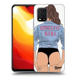 Picasee Husă transparentă din silicon pentru Xiaomi Mi 10 Lite - Crossfit girl - nickynellow