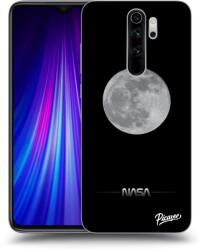 Picasee Husă neagră din silicon pentru Xiaomi Redmi Note 8 Pro - Moon Minimal
