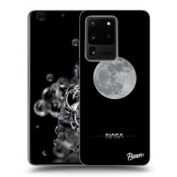 Picasee Husă neagră din silicon pentru Samsung Galaxy S20 Ultra 5G G988F - Moon Minimal