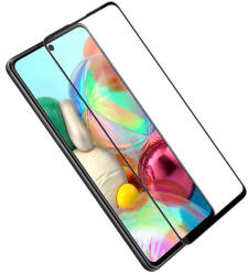 Picasee Sticlă securizată de protecție 3D cu cadru pentru Samsung Galaxy A71 A715F - neagră