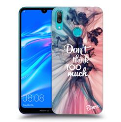 Picasee ULTIMATE CASE pentru Huawei Y7 2019 - Don't think TOO much