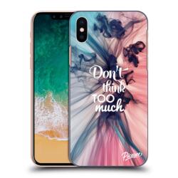 Picasee ULTIMATE CASE pentru Apple iPhone X/XS - Don't think TOO much