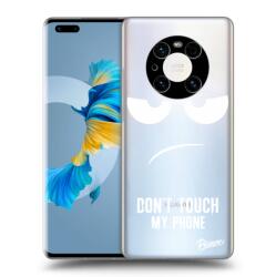 Picasee Husă transparentă din silicon pentru Huawei Mate 40 Pro - Don't Touch My Phone
