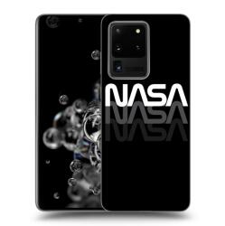 Picasee Husă neagră din silicon pentru Samsung Galaxy S20 Ultra 5G G988F - NASA Triple